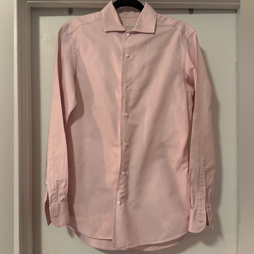 Luca Faloni Oxford slim fit shirt (pink) LIKE NEW